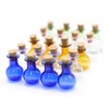 SHAOTONG 2ml Small Mini Glass Bottles Jars with Cork Stoppers.Wishing
