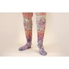 Lymphedivas Birds of Paradise Medical Graduated Compression Knee-High Sock Pair