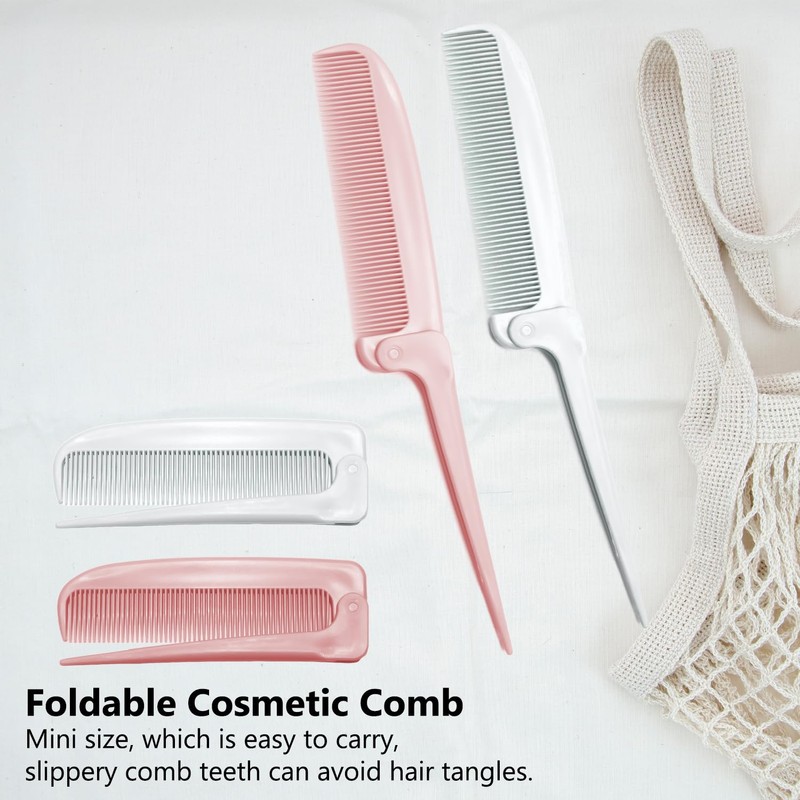 2 Pack Hair Parting Combs, Hair Styling Beauty Tools, Rat
