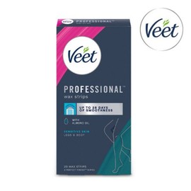 VEET Beat Hair Removal Tape 20 Sheets 1 Pack Body Wax Strip Self Waxing Tape Arm Leg Bikini Made in France, 1 Piece / VEET 비트 제모테이프 20매 1팩 바디 왁스스트립 셀프 왁싱테잎 팔 다리 비키니 프랑스제조, 1개