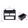 LQI Car Stereo Radio Dash Kit Pocket Bezel Trim W/O