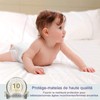 RICHAIR Waterproof Mattress Protector 160 x 200 cm White Mattress