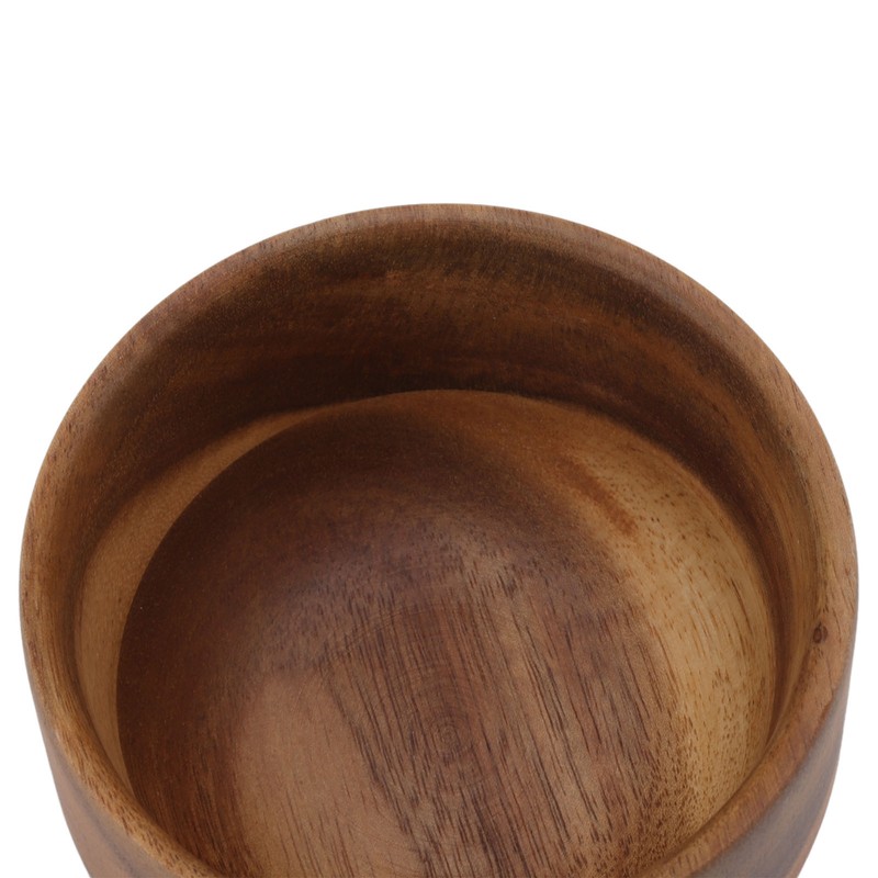 Wooden Men Shaving Bowl Burr Free Compact Shaving Cream Cup