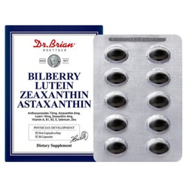 [6 cans] Dr. Brian Bilberry Lutein Zeaxanthin Astaxanthin (total 6 months supply), 6 units, 30 tablets / [6통] 닥터브라이언 빌베리 루테인 지아잔틴 아스타잔틴 (총6개월분), 6개, 30정