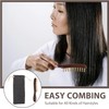 Handmade Sandalwood Scalp Massager Wide Tooth Comb with Copper Bristles