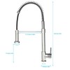 LONABR 2-Function Kitchen Faucets High Arc Kitchen Sink Faucet with
