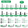 860PCS Metric Screw Assortment Kit, M2 M3 M4 M5 Machine