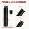 RUZAR 8ml Perfume Atomizer,3 pcs Perfume Travel Refillable Bottle, Empty