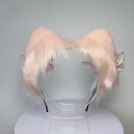 Ekwikzz Cat Cosplay Ears Cat Ears Headbands Clips Accessories Punk Gothic WP Bow SI Bell PW
