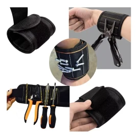 TechMel Banda Magnetica Muñequera Clavos Tornillos Siempre En Mano