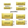 JSSC Neugart GmbH Engraved Polished Brass Sign ★ Door Sign