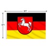 Lixure Lower Saxony Flag 5 x 8 ft (150 x