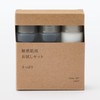 Muji 83434922 Sensitive Skin Trial Set, Fermentation Lotion, Sensitive Skin