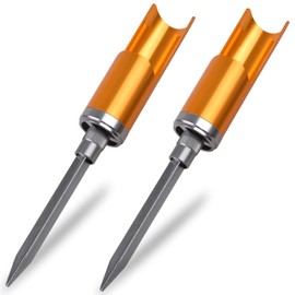 Universal Fishing Pole Rod Holder Ground, Aluminium Alloy Support Stand Spike Detachable Fish Pole Holder Surf Casting Spincast Rod Racks for Bank Shore Fishing