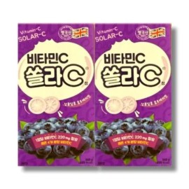 Goryeo Eundan [Seller Herb Food] Korea Eundan Solar C Vitamin C Blueberry Flavor 80 tablets 2 boxes / [셀러허브 식품] 고려은단 쏠라C 비타민C 블루베리맛 80정 2박스