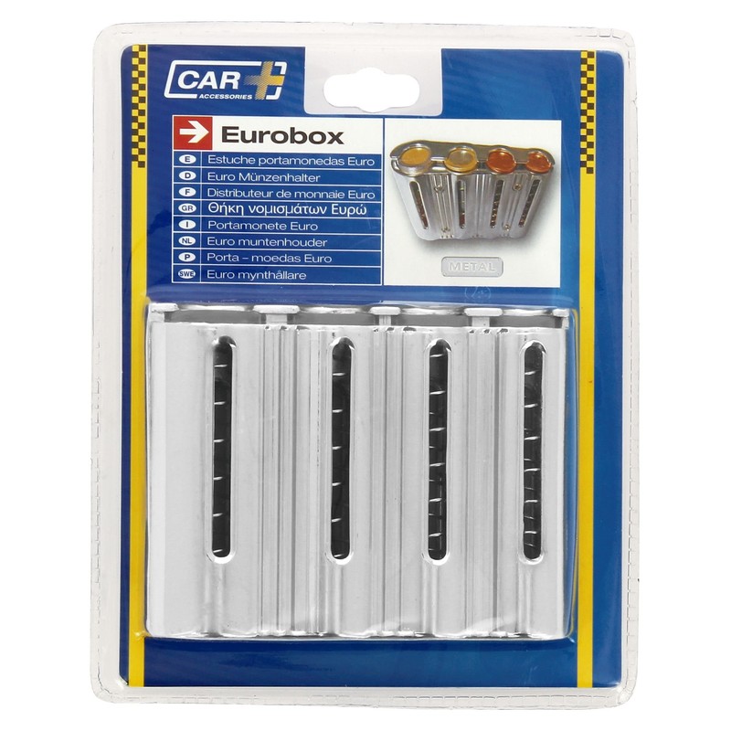 Sumex EUROBOX Coin Box for Euro Coins Only Metal