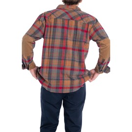 Legendary Whitetails Men's Standard Harbor Heavyweight Flannel Shirt, Smokey Mountain Plaid, Medium
