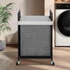 STO STO Laundry Hamper, 90L Rolling Laundry Sorter Cart with