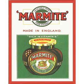 Chill Marmite sign 8x6 inch METAL VINTAGE STYLE NOSTALGIC ADVERTISING WALL SIGN - RETRO ART