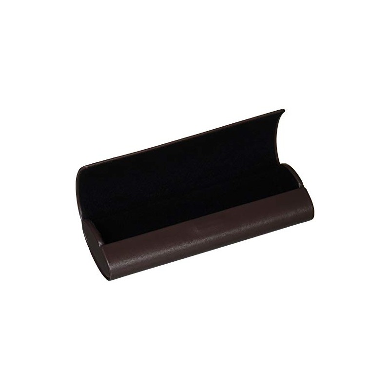 Tccase HYW-1B-1 Glasses Case, Brown, Hard, Magnetic