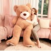 IKASA Giant Teddy Bear Plush Toy Stuffed Animals(Brown,78 inches)