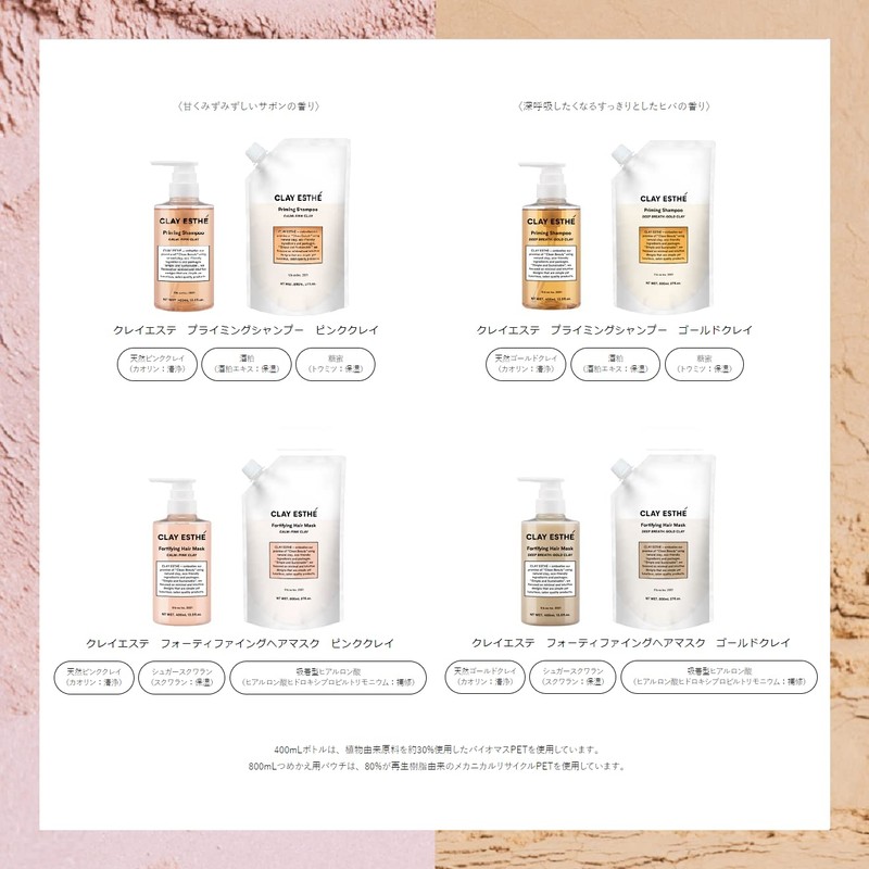 BX Claye Ste Priming Shampoo, Gold Clay, 28.7 fl oz