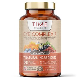 Eye Complex 7-120 Capsules - Lutein, Meso-Zeaxanthin, Zeaxanthin, NZ Blackcurrant, Bilberry, Goji & Eyebright – 4 Month Supply – UK Manufactured