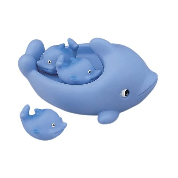 Playmaker Toys Dolphin Floatie Family Soft Bath Toy