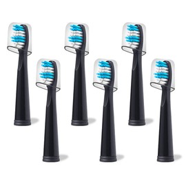 Compatible with TEETHEORY Electric Toothbrush Replacement Heads, for TEETHEORY Electric Toothbrush,Black