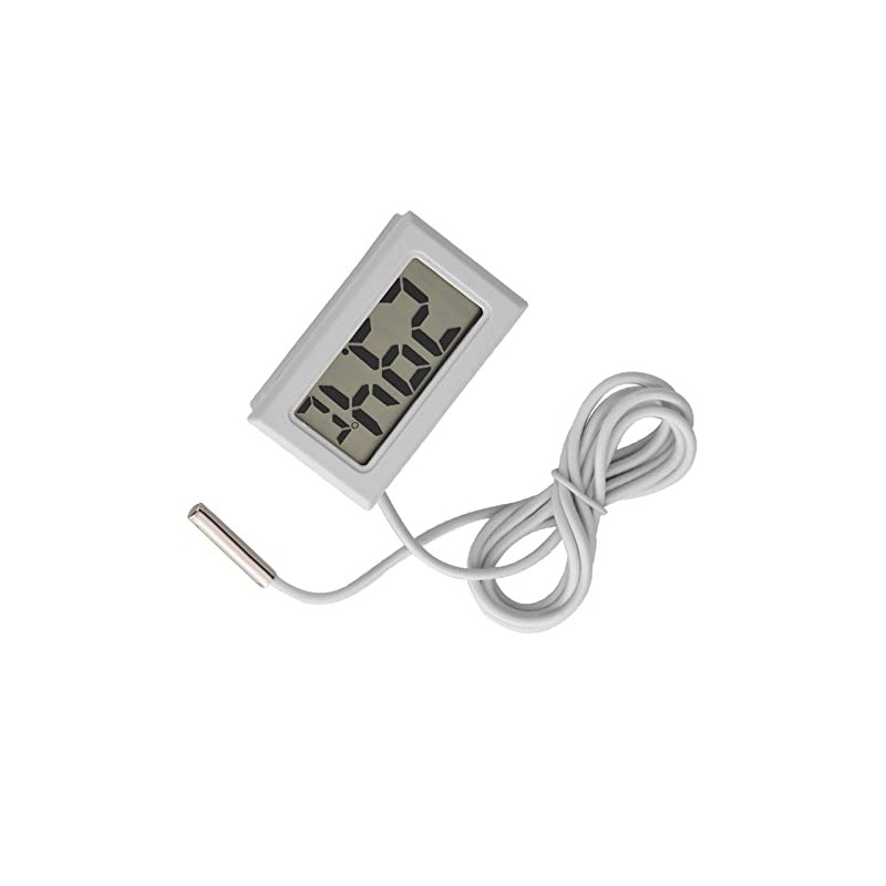 EVGATSAUTO Termómetro Digital, Mini Pantalla LED Medidor de Temperatura Digital