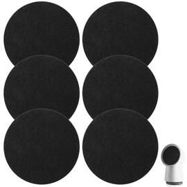 Capoda 6 Pack Carbon Replacement Filters Set for Portable Range Hoods Circle Activated Charcoal Filters for Odor and Grease Removal(4.7 Inch)