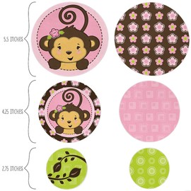 Monkey Girl - Party Table Confetti - 27 Count
