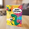 Stuff4 Birthday Card Boys - Roarsome Dinosaur Party - Dinosaur