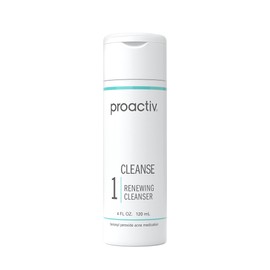 Proactiv Acne Cleanser - Benzoyl Peroxide Face Wash and Acne Treatment - Daily Facial Cleanser and Hyularonic Acid Moisturizer with Exfoliating Beads - 60 Day Supply, 4 Fl Oz