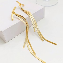 OMEIU Store Women Star Moon Fashion Jewellery Gold Silver Plated Bling Stud Earrings with Crystal Allergy Free (8 Gold)