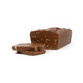 Gourmet Chocolate Black Walnut Fudge - 1lb (16oz) - Small Batch Gourmet Fudge - Del's Popcorn Shop