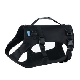 Dog Lift Harness, Rehabilitation Lifts Vest for Dogs, Support & Recovery Sling, Adjustable Breathable Lifting Straps for Old, Joint Injuries, Arthritis, Paralysis Dogs Walk (S, Black)