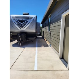 ifloortape RPT-750 Black Reflective Pavement Marking Tape – Bast Certified Slip Resistant Premium Durability Outdoor Heavy-Duty Rubber Base (4 Inches x 18 Feet per Roll)