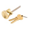 Segal SE 66007 Diecast Key Lock Cylinder, Brass (Single Pack)