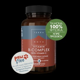 Terranova Vitamin B-Complex with Vitamin C, 100caps