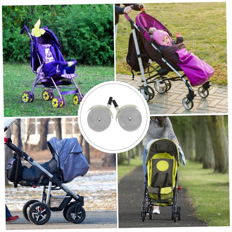 Abaodam 4pcs Wheels for Walker Durable Replacement Caster Accessories for