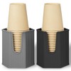 GRKJGytech Bathroom Cup Dispenser, Small Disposable Paper Cup Holder, 2
