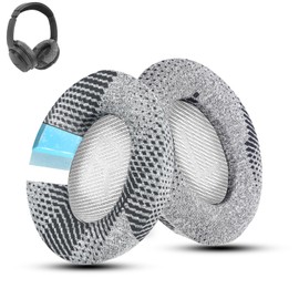 Wzsipod Cooling-Gel QuietComfort 35 / QC35 ii Replacement Ear Pads for Bose Headphones, Also Fit for Bose QC45 QC35 QC25 QC2 QC15/ Around-Ear 2 AE2i AE2w/ SoundTrue & SoundLink Series, White