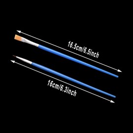 Markeny 100Pack Blue Paint Brushes Sets Nylon Hair Tip Small Acrylic Kids Artist Painting Kits