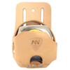 McGuire Nicholas 466V Tape Measure Holder in Tan Saddle Leather