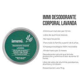 IMMI desodorante en tarro (Niaouli)
