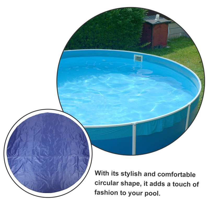 Kisangel Pool Cover Garden Inflatable Pool Safety Protective Cap Weatherproof