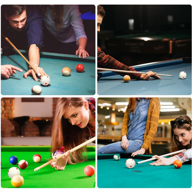 HMQQ 2 1/4" Pool cue Ball with six red dots