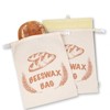 BERBAM 2-Pack XL Reusable Bread Bags For Homemade Bread With