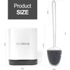 ASOBEAGE Toilet Brush, Toilet Brush and Container, Toilet Brushes for